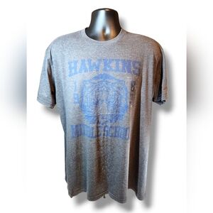 Stranger Things Hawkins Middle School 1983 Gray XL T-Shirt Netflix Tv Show